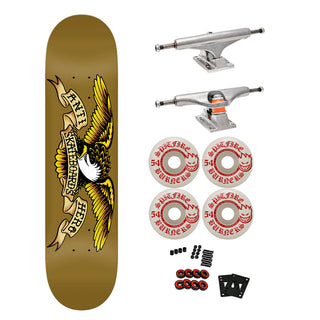 Anti Hero Premium Skateboard with Indy Trucks, Spitfire Wheels 8.06" Classic Eagle