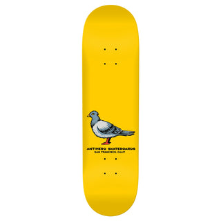 Anti Hero Skateboard Deck Team Pigeon Yellow 8.32" x 31.62"