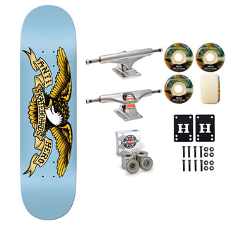 Anti Hero Skateboard Light Blue 8.28" Independent Satori Premium Kit