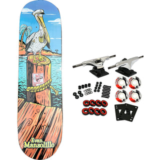 All I Need Skateboard Complete Mansolillo Pelican 8.25"