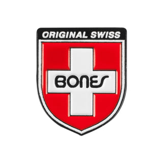 Powell Peralta Bones Swiss Skateboard Lapel Pin