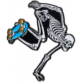 Powell Peralta Skateboards Lapel Pin Skateboard Skeleton 3 Glow in the Dark