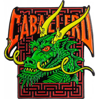 Powell Peralta Skateboards Lapel Pin Cab Street Dragon 2 Green