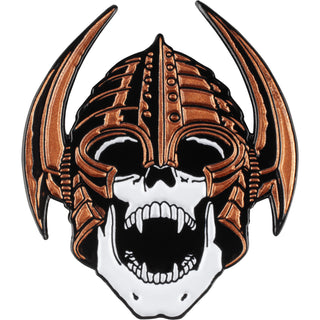 Powell Peralta Per Welinder Nordic Skull 3 Copper Skateboard Lapel Pin