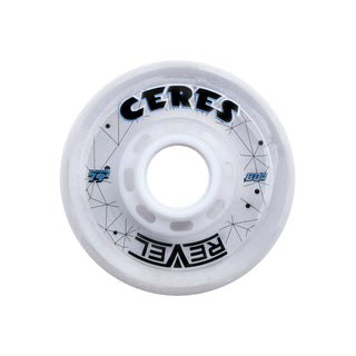Alkali Roller Hockey Wheels - Revel Ceres 76mm 74A Clear (Single)