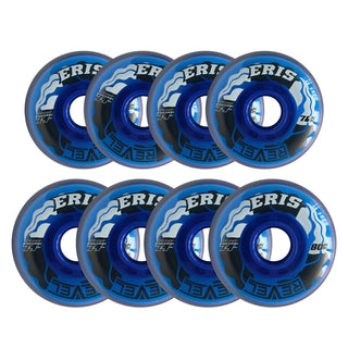Alkali Roller Hockey Wheels - Revel Eris 76/80 HiLo 74A Blue (8-Pack)