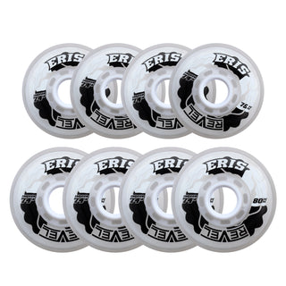 Alkali Roller Hockey Wheels - Revel Eris 76/80 HiLo 74A Clear (8-Pack)