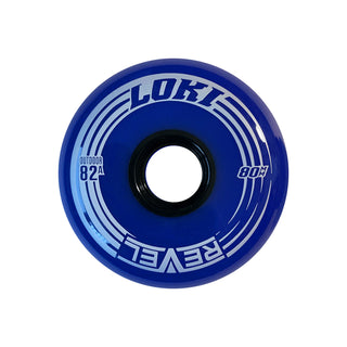 Alkali Roller Hockey Wheels - Revel Loki 80mm 82A Blue (4-Pack)