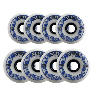 Alkali Roller Hockey Wheels - Revel Xena 76/80 HiLo 74A White (8-Pack)
