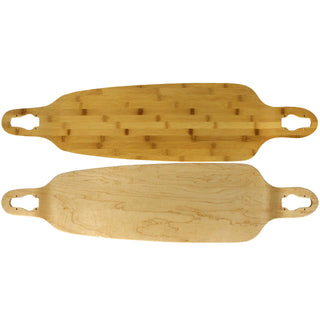 Moose Longboard Complete 9.75" x 39.75" Double Drop Baked Bamboo