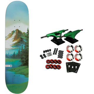 Element Skateboard Complete Bob Ross Happy in this World 8.0" x 31.75"