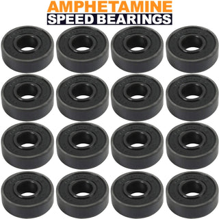 Amp Inline Roller Hockey Speed Bearings and Spacers Kit Ceramic Hybrid