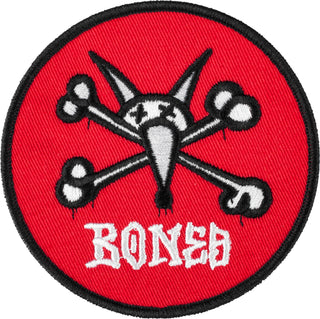 Powell Peralta Skateboard Patch Vato Rat Red Embroidered Iron /Sew On 3.5"