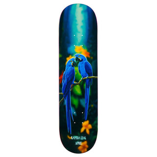 April Skateboard Deck Rayssa Blue Macaw 8.25" x 31.92"