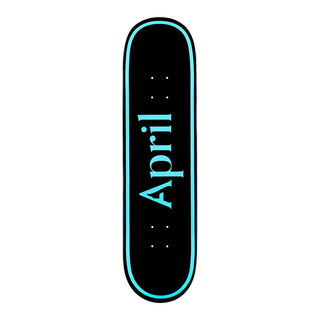 April Skateboard Deck Mini Og Logo Blue/Black 7.5" x 29.3"