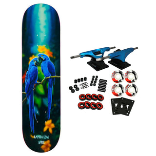 April Skateboard Complete Rayssa Blue Macaw 8.25" x 31.92"