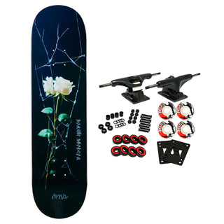 April Skateboard Complete Dashawn Jordan Cracked Rose 8.0" x 31.91"
