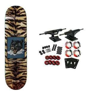 April Skateboard Complete Shane O'Neill Leopard 8.25" x 31.92"