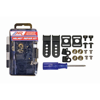 A&R Sports Hockey Helmet Repair 19pc Kit - Screws, Buckles, Clips, Screwdriver