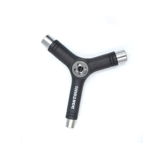 Dogtown Skateboard Y-Tool Skate Tool with Axle Rethreader Black