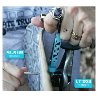 Prime8 Skateboard Tool Number 1 Ratchet Black