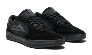 Lakai Shoes Atlantic Black/Black Suede Mens