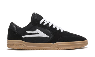 Lakai Skateboard Shoes Atlantic Black/Gum Suede