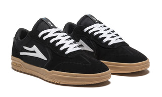 Lakai Skateboard Shoes Atlantic Black/Gum Suede