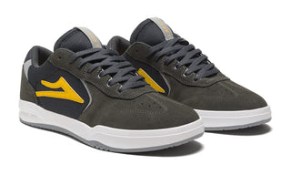 Lakai Skateboard Shoes Atlantic Charcoal Suede