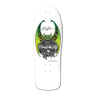 Madrid Deck Beau Brown Re-Issue White 10.37" x 30.62" Old School