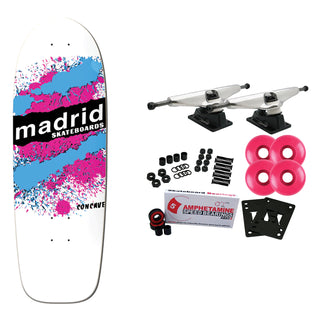 Madrid Complete Explosion Re-Issue White 9.87" x 29.87" Old School