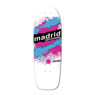 Madrid Deck Explosion Re-Issue White 9.87" x 29.87" Old School