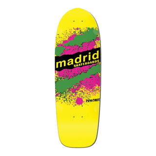 Madrid Deck Explosion Re-Issue Yellow 9.87" x 29.87" Old School