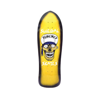 Dogtown Deck Suicidal Punk Skull Re-Issue Yellow 10.125" Old School