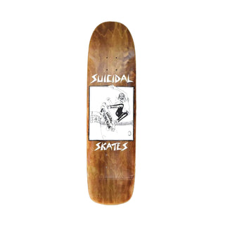 Dogtown Deck Suicidal Pool Skater Brown 8.5" x 32"