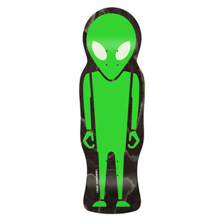 Alien Workshop Skateboard Deck Soldier Die Cut Green 9.675" x 30.375"