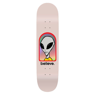 Alien Workshop Skateboard Deck Believe Hologram Pink 8.0" x 31.625"