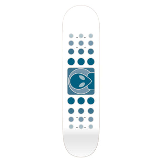 Alien Workshop Skateboard Deck Dot Fade Twin Tail White 8.25" x 32"