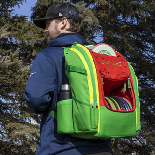 Axiom Disc Golf Backpack Bag - Voyager Lite Watermelon Edition