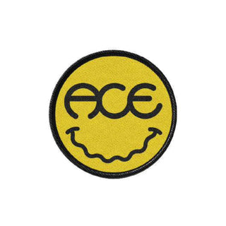 Ace Skateboard Trucks Adhesive Embroidered Patch - Feelz Yellow 2.5"