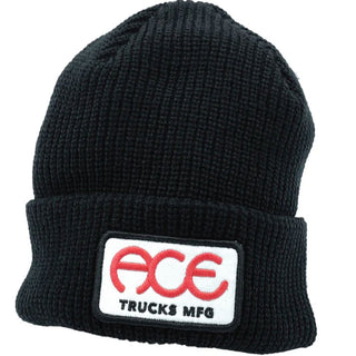 Ace Skateboad Trucks Beanie Rings Patch Black