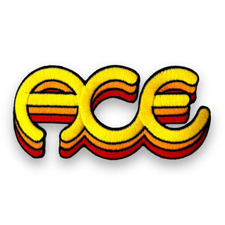Ace Trucks Adhesive Embroidered Patch Sunrise 3.75" x 1.75"