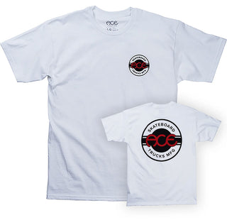 Ace Skateboad Trucks Shirt Seal White