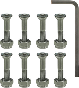 Ace Trucks Skateboard Mounting Hardware Silver 7/8" Allen