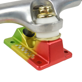 Ace Skateboard Trucks AF1 Ital (Green/Red/Gold) 33 (8.0" Axle) Pair