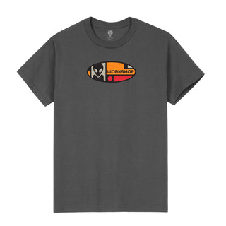 Alien Workshop Skateboards Shirt Alien Oval Smoke Grey