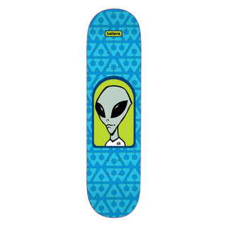 Alien Workshop Skateboard Complete Believe Pattern Blue 8.125" x 32"