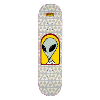 Alien Workshop Skateboard Complete Believe Pattern Grey 8.625" x 32.375"