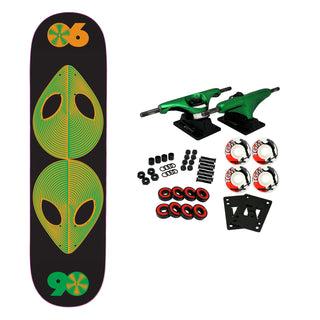 Alien Workshop Skateboard Complete Scanner Twin Tail Black 8.25" x 32.125"