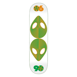 Alien Workshop Skateboard Deck Scanner Twin Tail White 8.375" x 32.25"